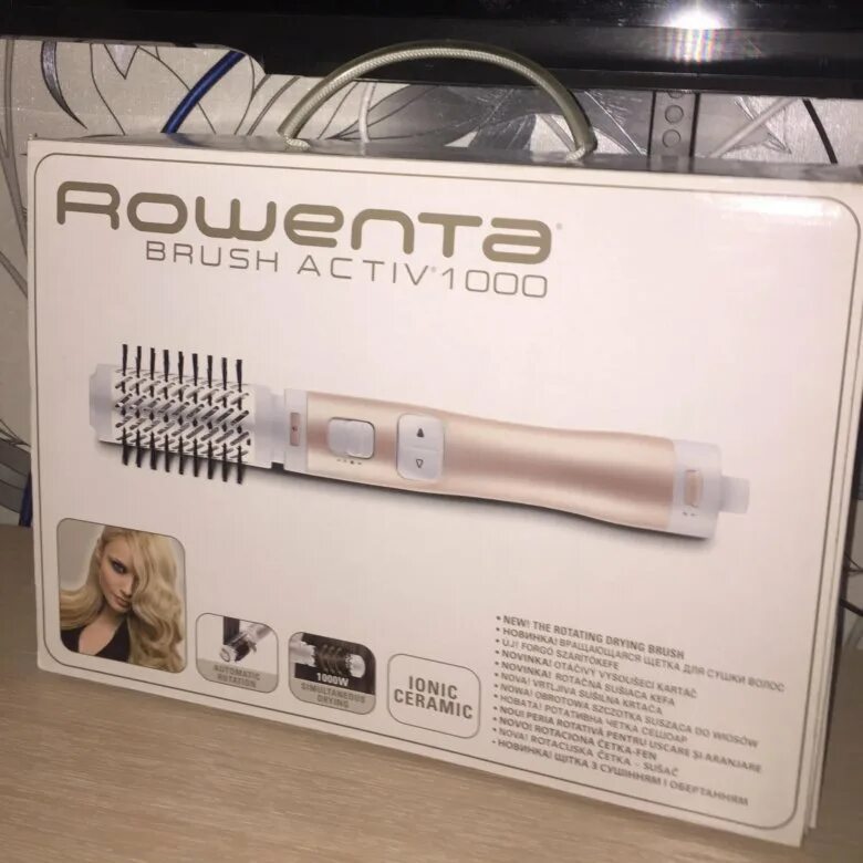 Фен щетка для волос rowenta brush. Ровента браш Актив 1000. Фен щетка Ровента браш Актив. Фен-щетка Brush Activ. Фен для волос Ровента браш Актив.