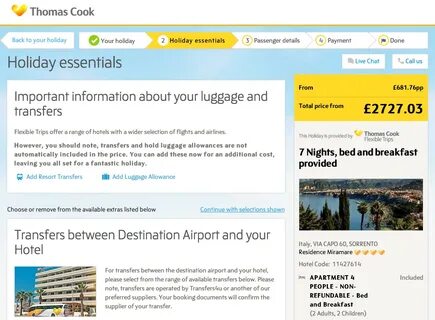 Booking holiday 6