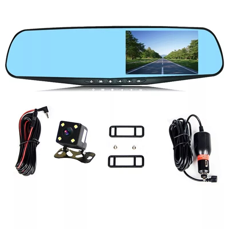 Зеркало видеорегистратор память. Car DVR Dual Lens. Blackbox DVR Dual Lens 1080p. Leso x30 авто-видеорегистратор зеркало.