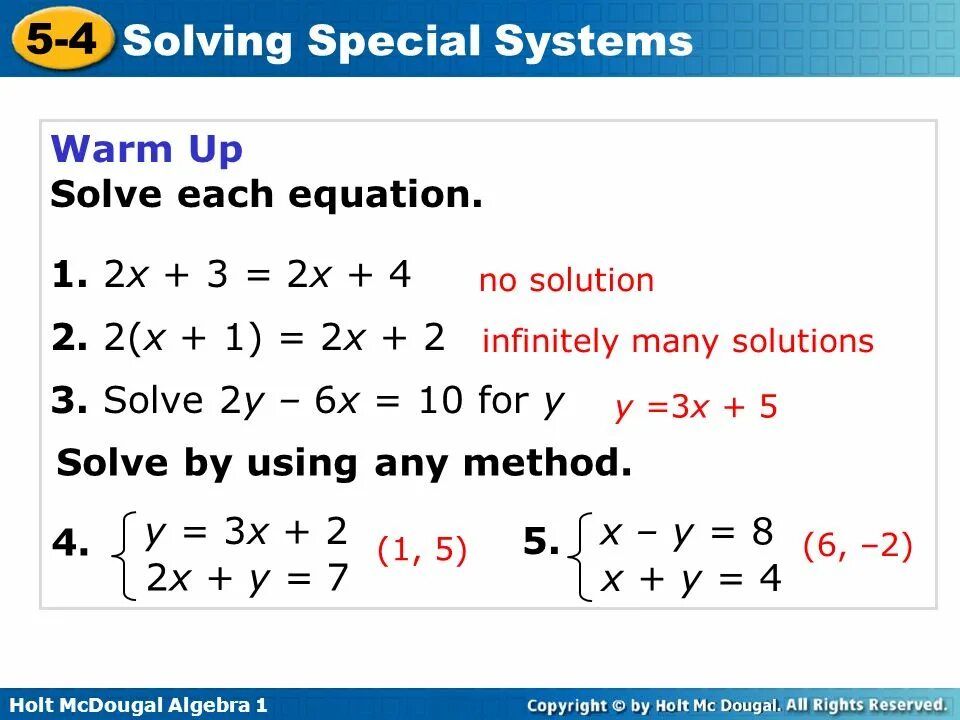 Infinitely many solutions. Infinitely many solutions for Linear equations. System of equations solutions. System of Linear equations. Special systems