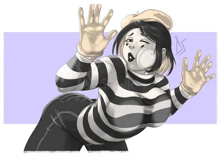 Mime. art девушка. art. 