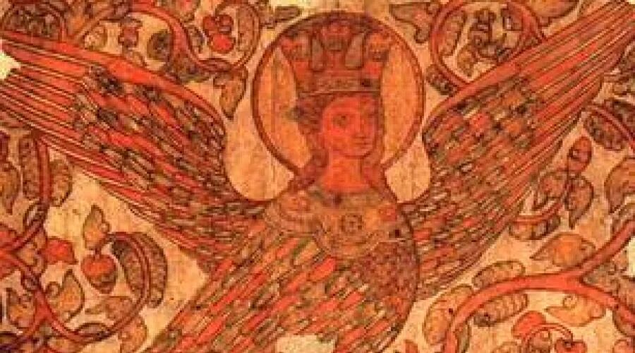 История шируя и сирин. Птица сирин лубок. сирин алконост гамаюн лубок. птица сирин алконост лубок. русский лубок сирин.
