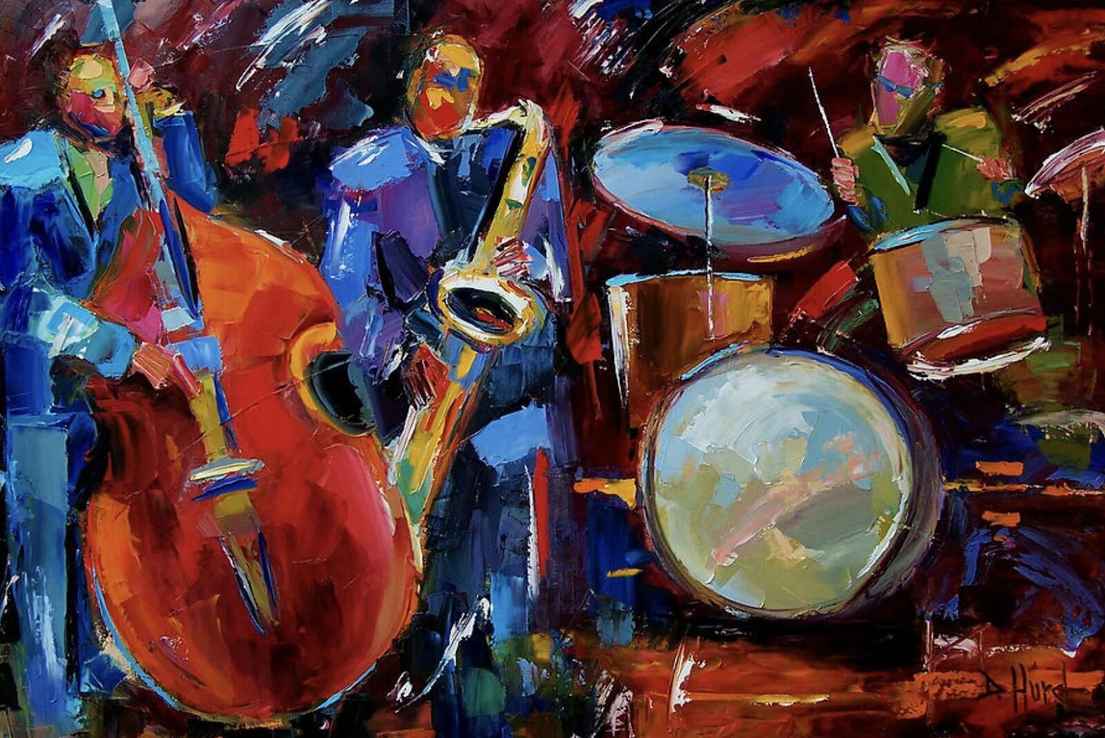 Jazz arts. Джаз бэнд живопись арт. Музыканты картины художников. Музыкальная живопись Абстрактная. Музыканты в живописи современных художников.