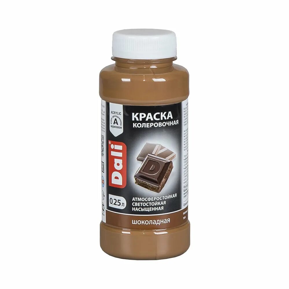 Колер лакра №1 темно-коричневый. Паста колеровочная100мл gol. №03 бежевый "палиж". Колер 0,25л "dali" красно-коричневый. Колер dali шоколад 0,25 л.
