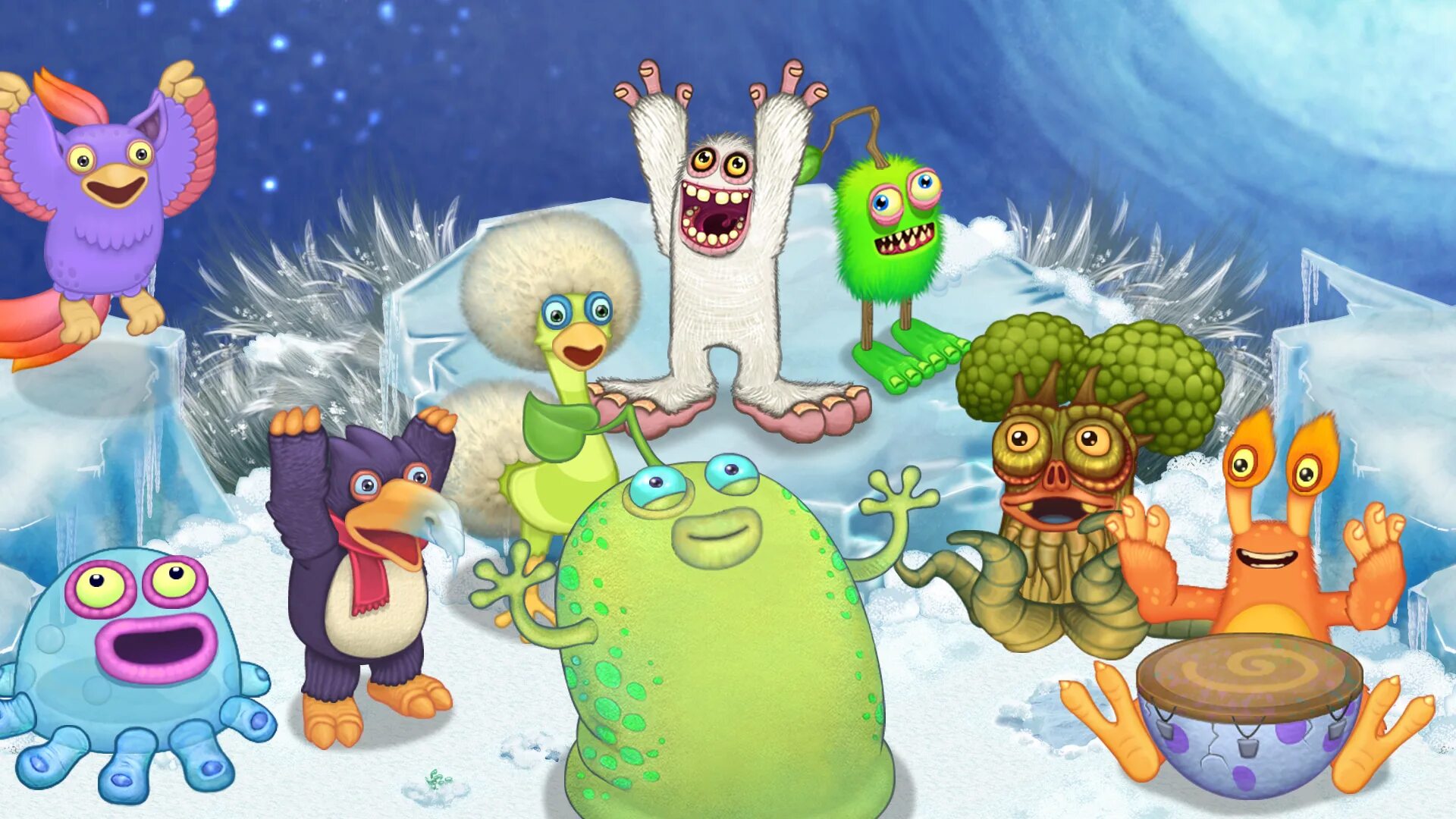 My singing monsters cold. Мои поющие монстры. мои поющие монстры остров холода. my singing monsters острова. my singing monsters обои на пк.