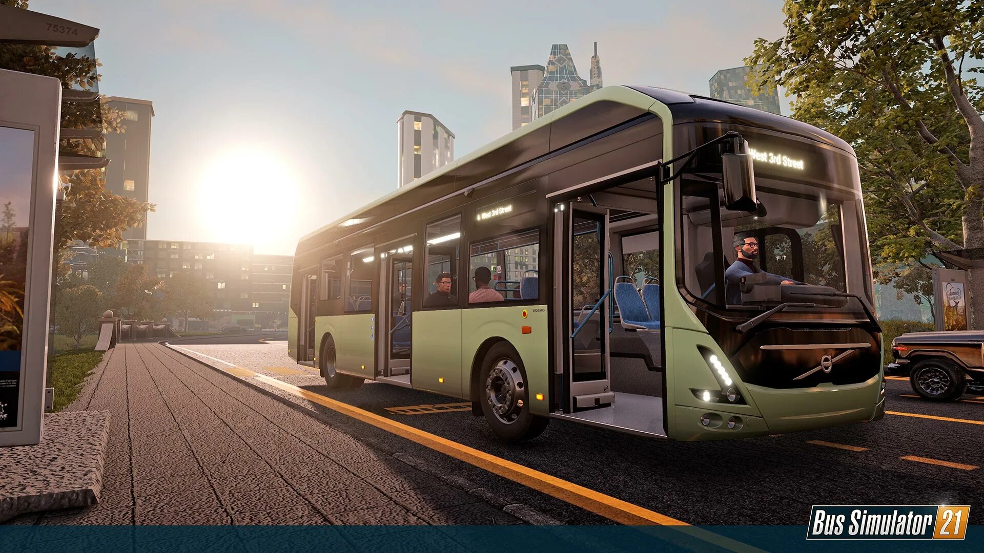 Симулятор автобуса 21. Bus Simulator 21 автобусы. Volvo 7900. Bus Simulator 21 (2021). Volvo 7900a Electric OMSI 2.