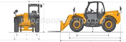 Телескопический погрузчик jcb характеристики