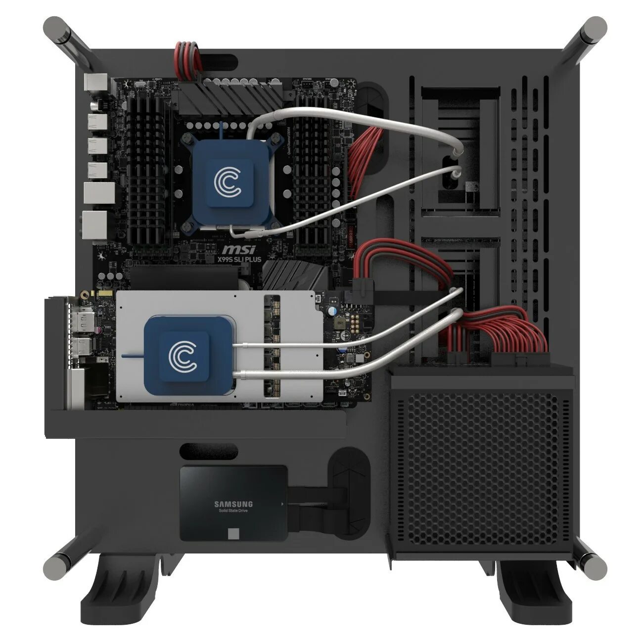 Thermaltake core p6. Thermaltake core w100. thermaltake dh. calyos nsg s0.