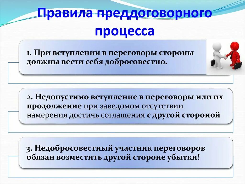 Преддоговорные переговоры