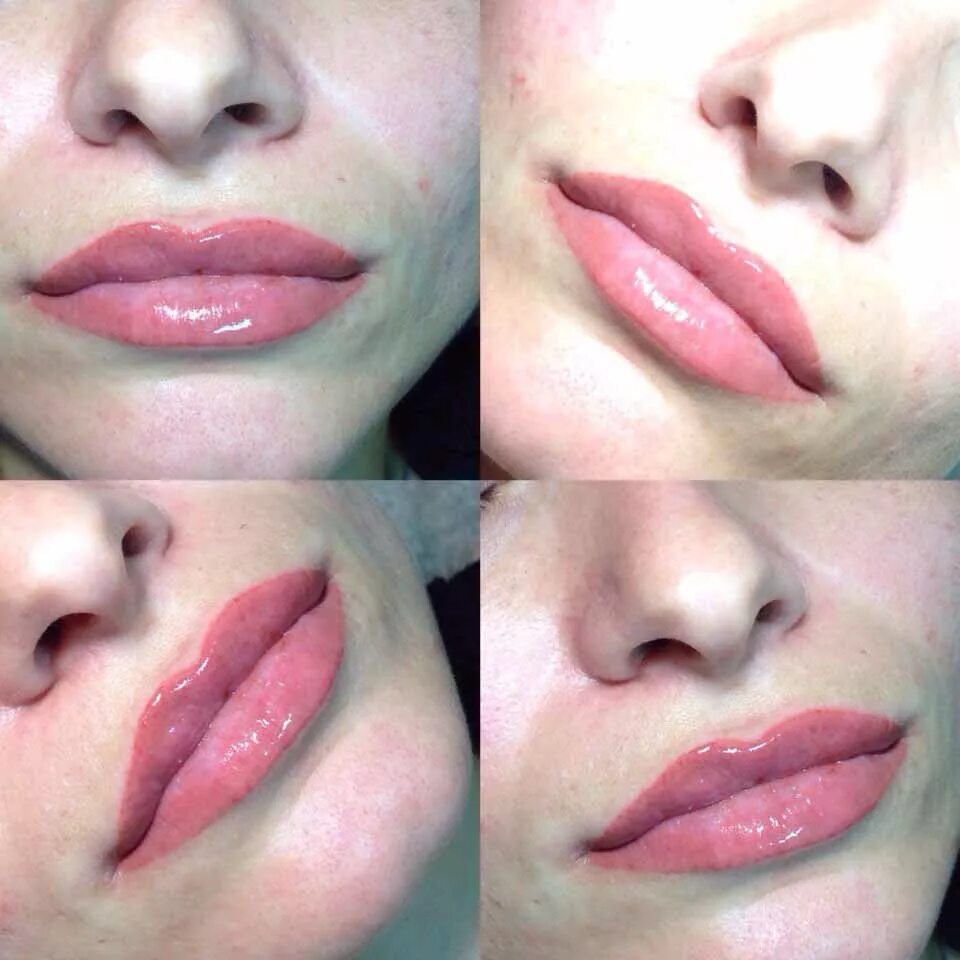 Акварельные губы до и после. Татуаж губ контур с растушевкой. Пермаментныймакияж губ. Перманент губ. Перманентный макияж губ с растушевкой.