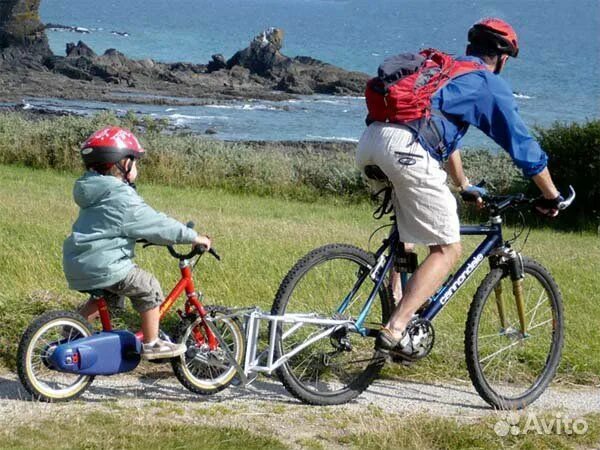 Тандемная штанга followme Tandem. Велоприцеп для детей Тандем. Семейный велосипед. Велосипед Тандем взрослый и ребенок.