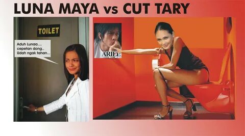 Kalau biasanyabanyak beredar Luna maya Vs Ariel... atau Cut Tary vs Ariel.....