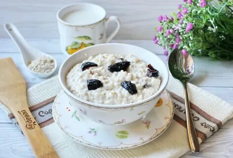 Каша с черносливом