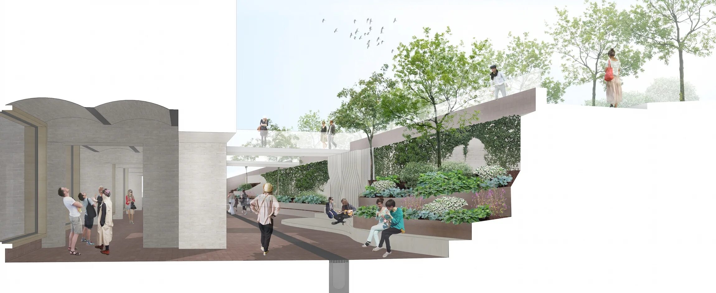 Музейный парк wowhaus. Парк политехнического музея в москве. Политехнический музей москва благоустройство. Музейный парк политехнический. Амфитеатр яма москва.