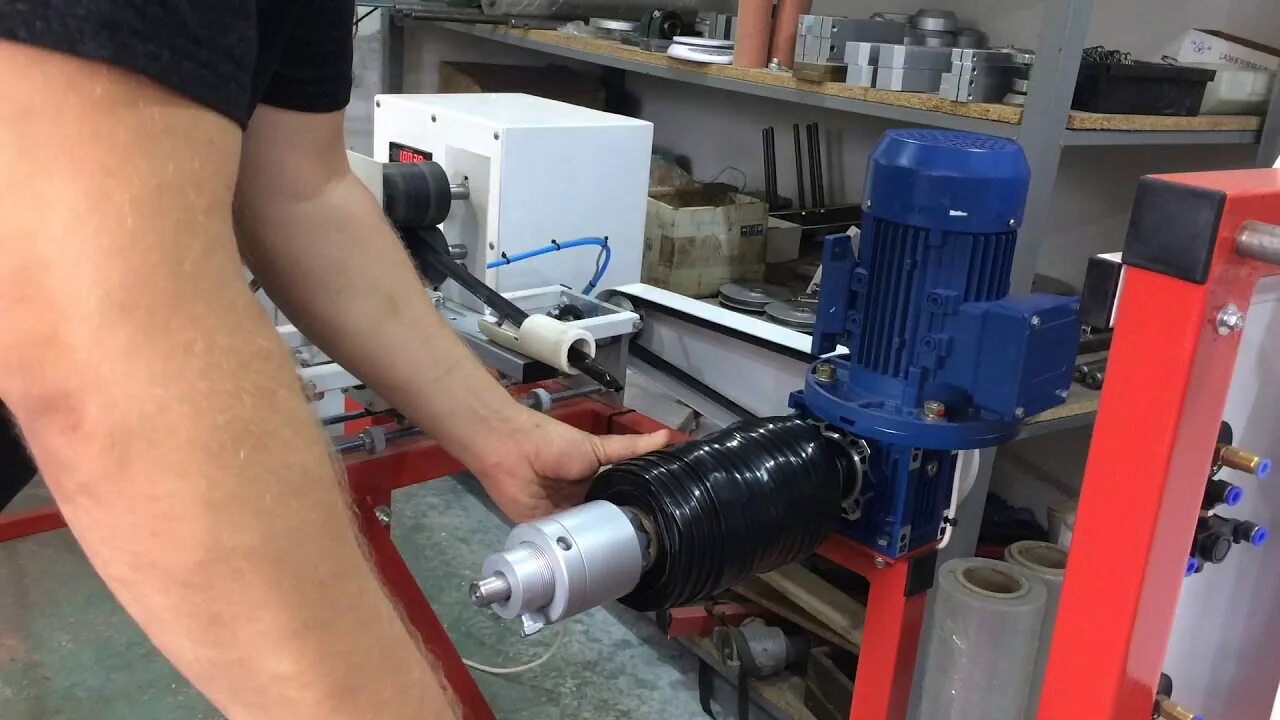 Намоточное оборудование dsm 1*500 для канатной проволоки. Перемотчик для капельной ленты. 01. Станок для перемотки чековой ленты. Перемотка лент.