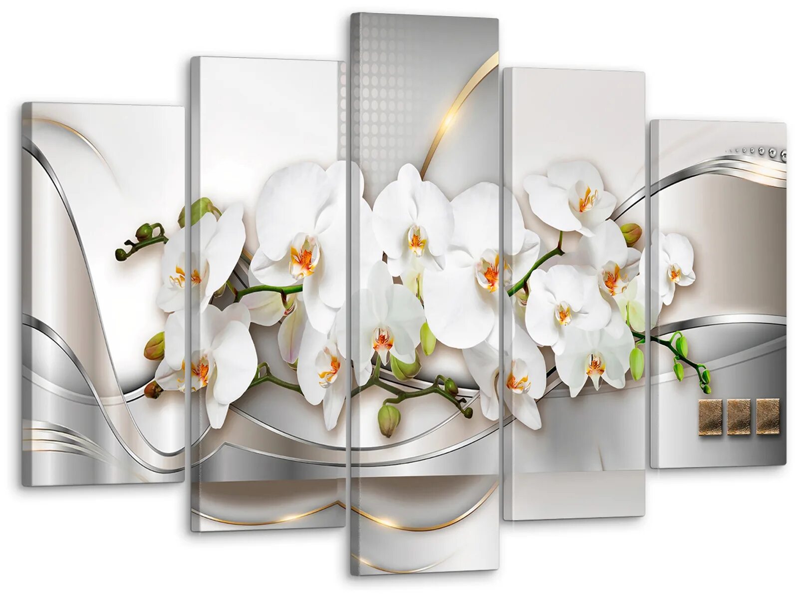 триптих в интерьере. тройная картина на стену. модульная картина орхидея. модульная картина стена. модульная картина архидея.