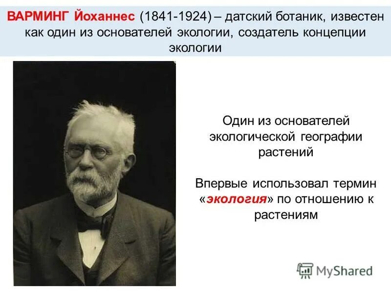 Контент варминг. Йоханнес Варминг. Датский учёный Йоханнес Варминг. Варминг вклад в экологию. Варминг экологическая география растений.