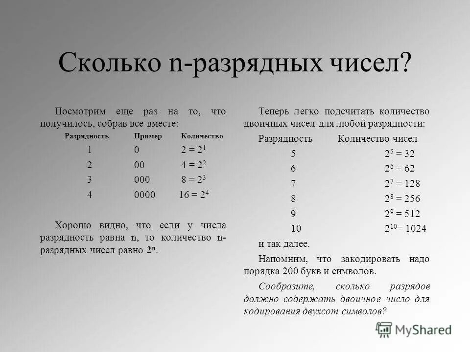 Сколько будет n 7. Разрядность чисел. Увеличение Разрядность числа. Разрядное строение числа. Разрядные цифры.