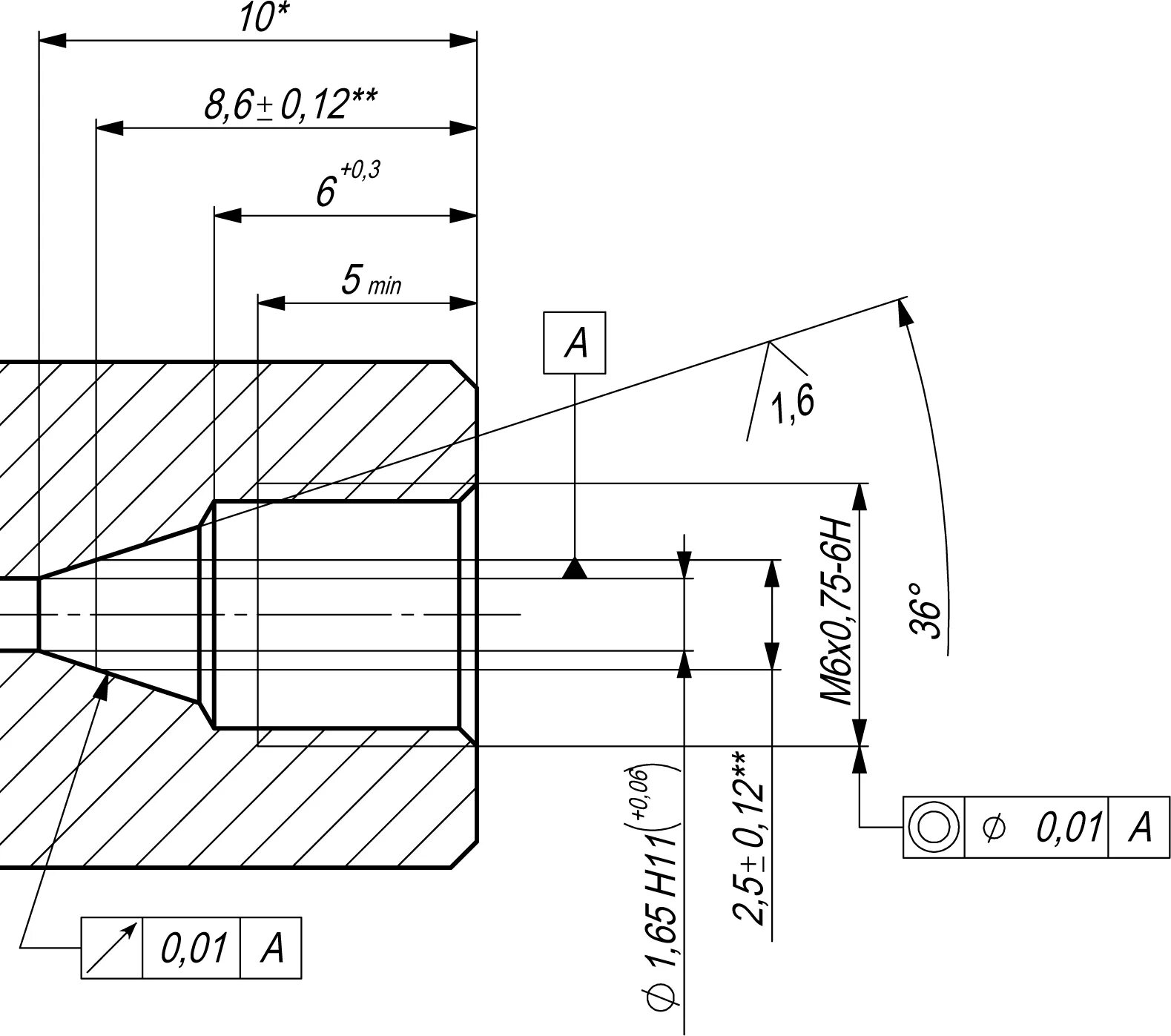 Допуск на резьбовое отверстие. Допуск на отверстие м10. Допуски на отверстия под резьбу на чертеже. Допуск на резьбовое отверстие на чертеже. Коническая резьба отверстие