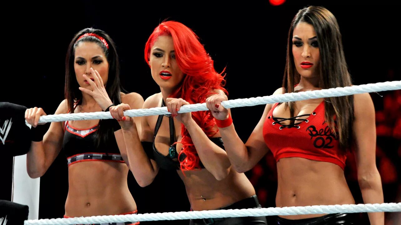 WWE Nikki Bella Eva Maria.