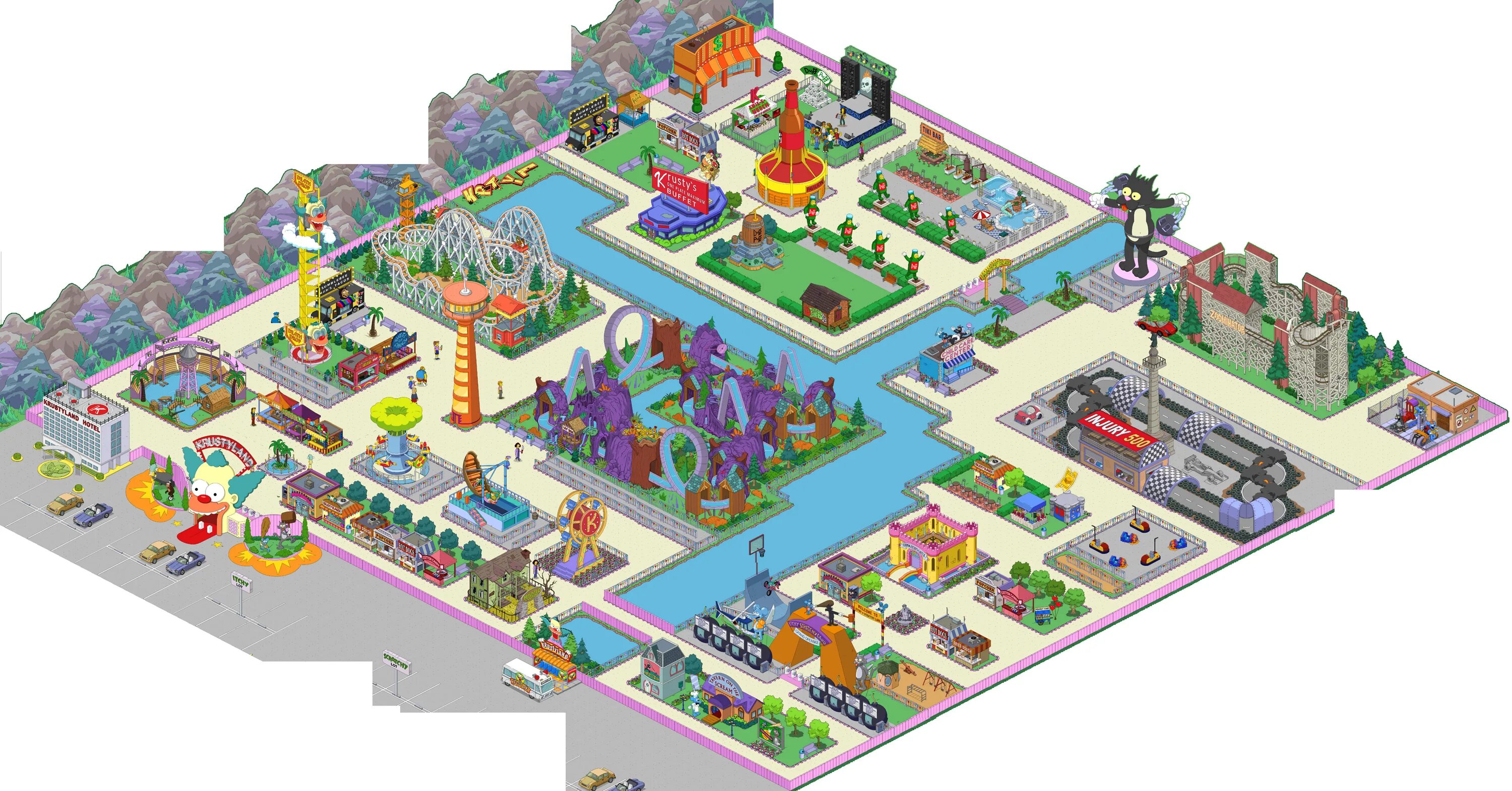 Go out the town. Симпсоны Спрингфилд зоопарк. Симпсоны Спрингфилд Крастиленд. Simpsons tapped out Krustyland. Спрингфилд симпсоны парк КРАСТИ.