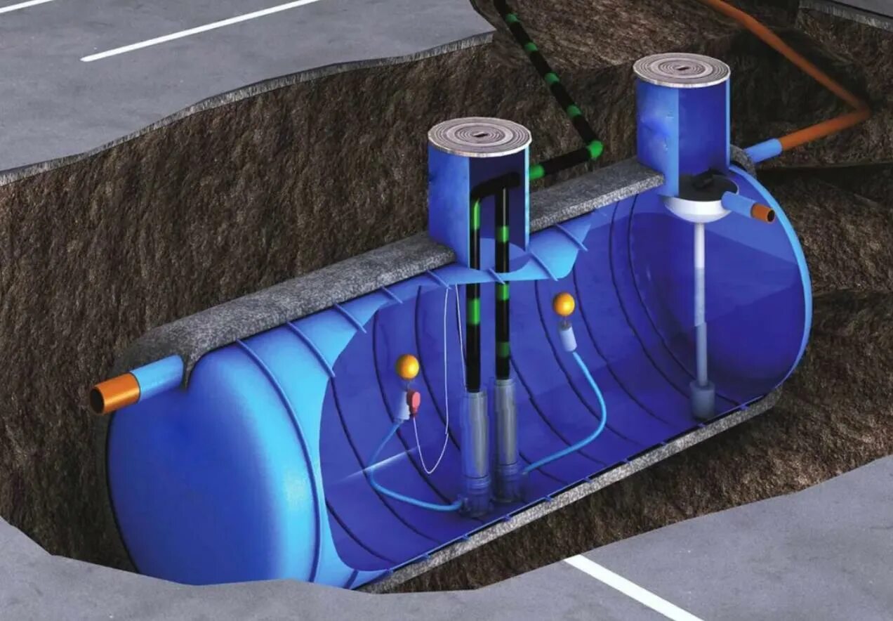 Емкость для воды с насосом. Кессон накопитель Флотенк. Подземный резервуар ливнестоков. Резервуар-накопитель дождевых стоков (v=80 м³). Подземный резервуар уровнемер.