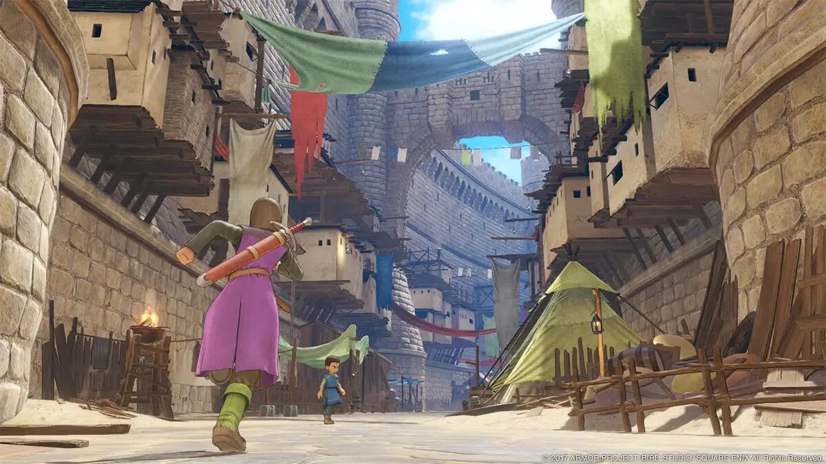 Dragon Quest 11 города. Игра драгон квест 2017. Dragon Quest 4 screenshot. Dragon Quest 9 системные требования. Ps4 quest