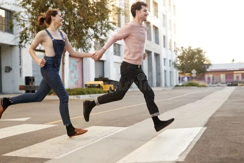 Run across the road