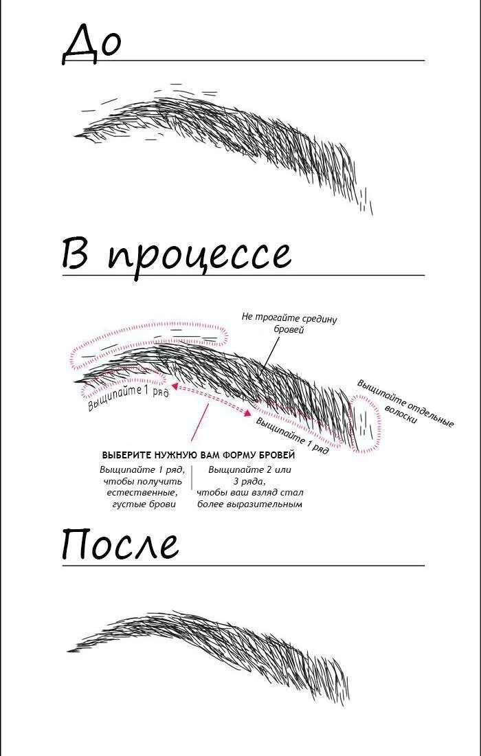 Щипет или щиплет как правильно. Правильное выщипывание бровей схема. Коррекция бровей пинцетом схема. Прореживание бровей схема. Выщипываем брови поэтапно.