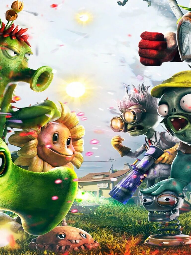 Растения против зомби Гарден варфаер 3. Plants vs Zombies шутер. Растения против зомби 3 зомби. Plants vs. Zombies Garden Warfare 2. Сильнее против зомби