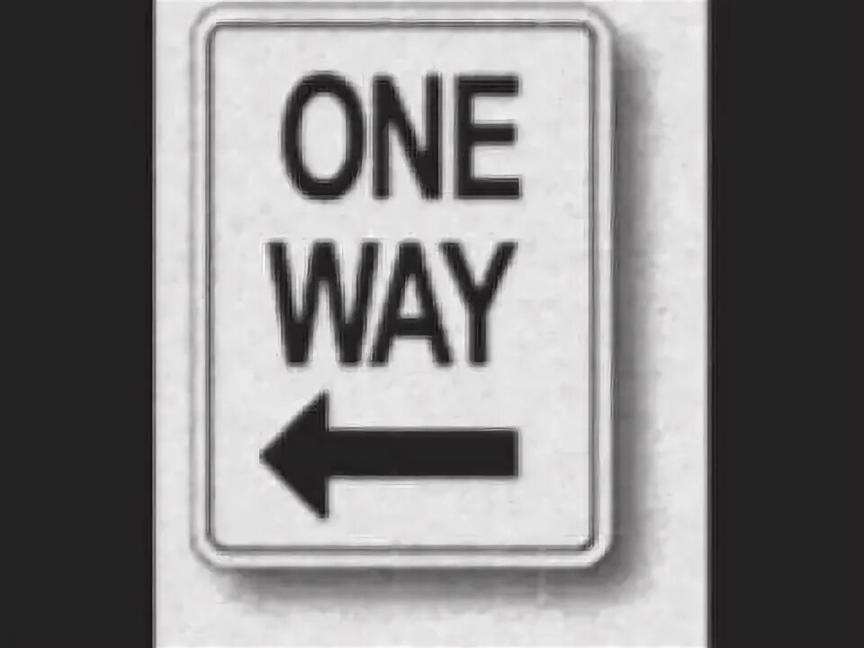 One way как пройти. One way sign.