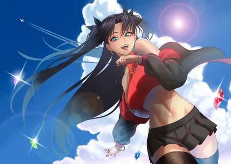 Tohsaka Rin, Female. zerochan/filter. 