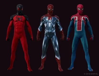 Marvel spider man suits mods