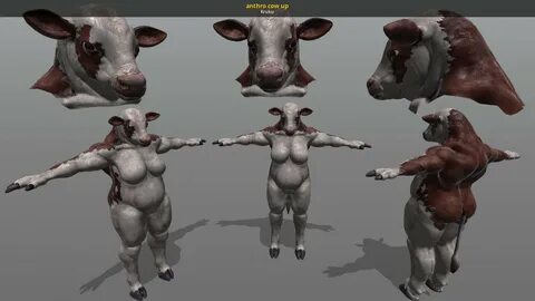 anthro cow up GameBanana Works In Progress