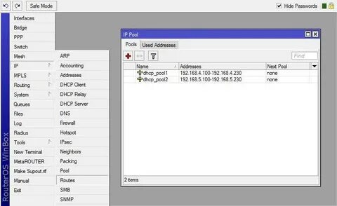 Mikrotik dhcp dns