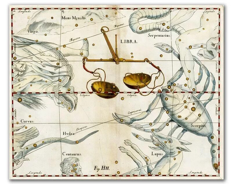 Весы миф. Созвездие весы. созвездие весы карта. старинная карта созвездий. созвездие весы на древних картах.