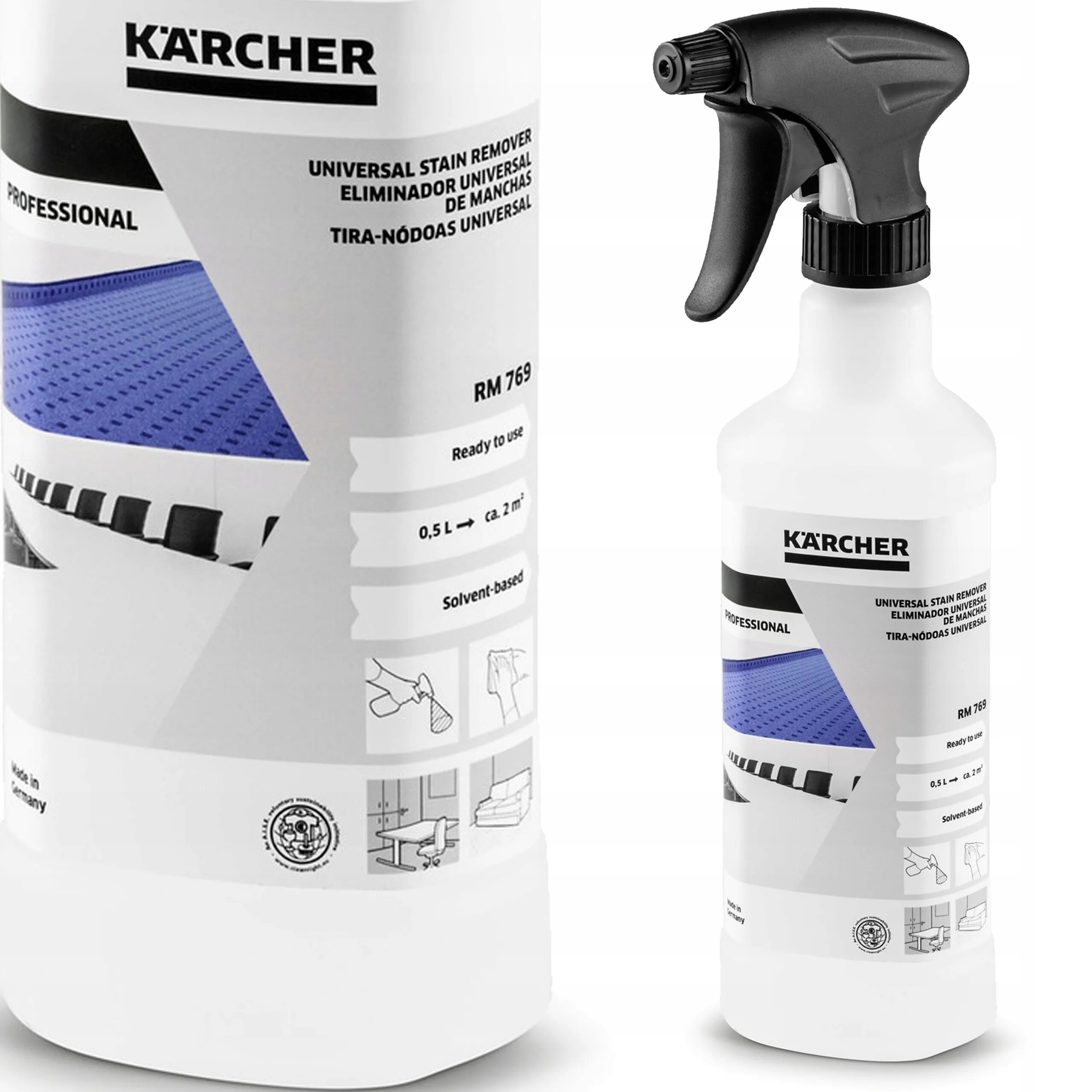 Химия керхер. Керхер химия РМ 769. Пятновыводитель RM 769 (0,5л) Karcher 6.295-490. RM 769. Химия Керхер РМ 760.