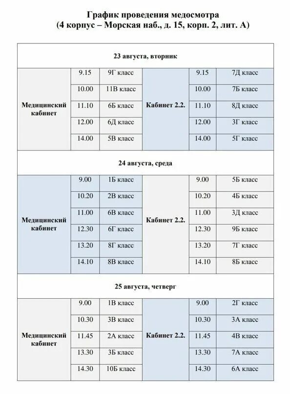 Покровский расписание. График медосмотра учащихся. График медосмотров в школе 2023. График медосмотров в школе по классам. Медосмотр учащихся в школе таблица.