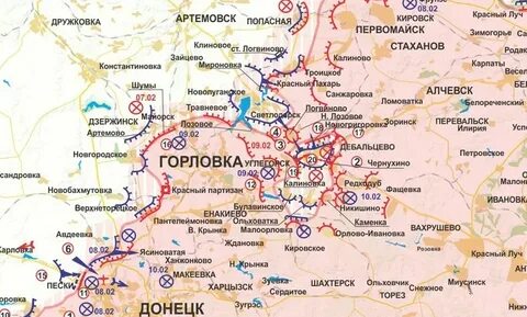 Расстояние дебальцево
