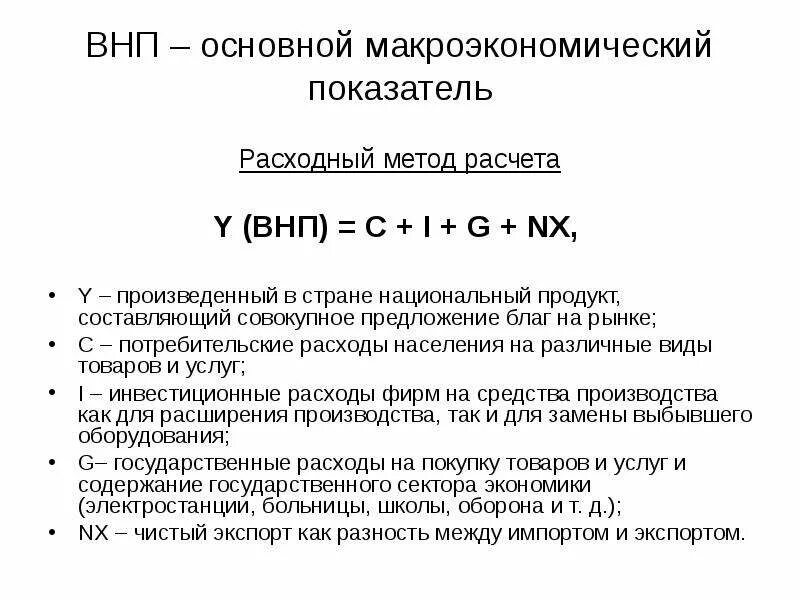 Расчет национального ввп. Расчет ВНП. ВНП макроэкономика. Метод расчета ВНП. ВНП формула макроэкономика.