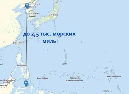 22 морских мили
