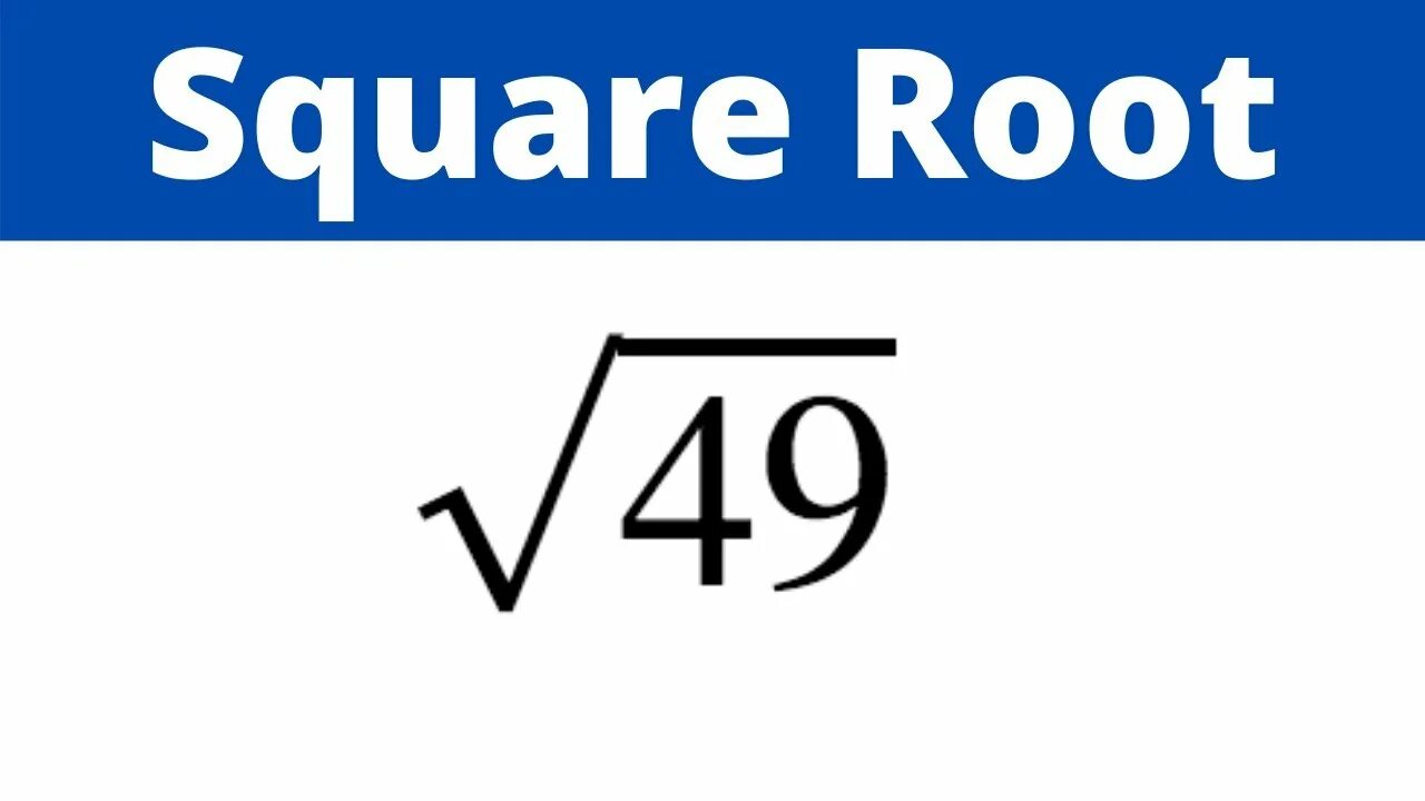 Корень из 49. Square root of 49. Корень из 49 равен. Корень 49 * корень 49.