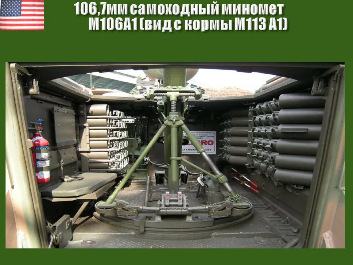 106 мм в м. М106 миномет. 106,7 Мм самоходный миномет. 106,7-Мм самоходный миномет м106а1 ТТХ. Самоходный миномёт m113.