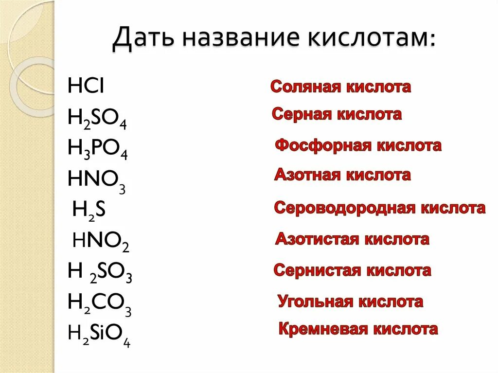 Po4 какая кислота. H2so4 название вещества. соляная кислота формула химическая. химические формулы соединения h2so3. название кислоты формула h2s so2.