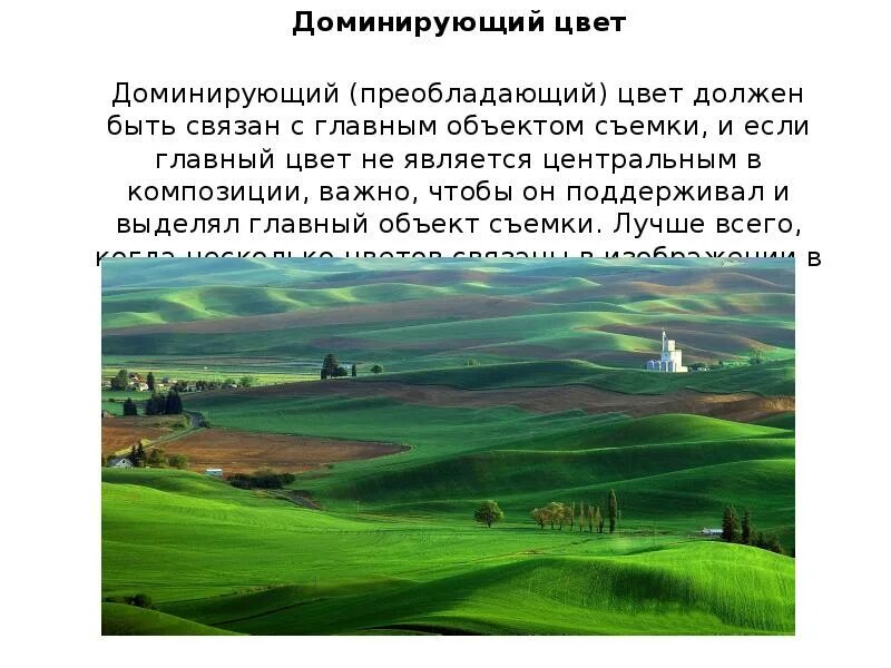 Доминирующие цвета. Доминирующие цвета