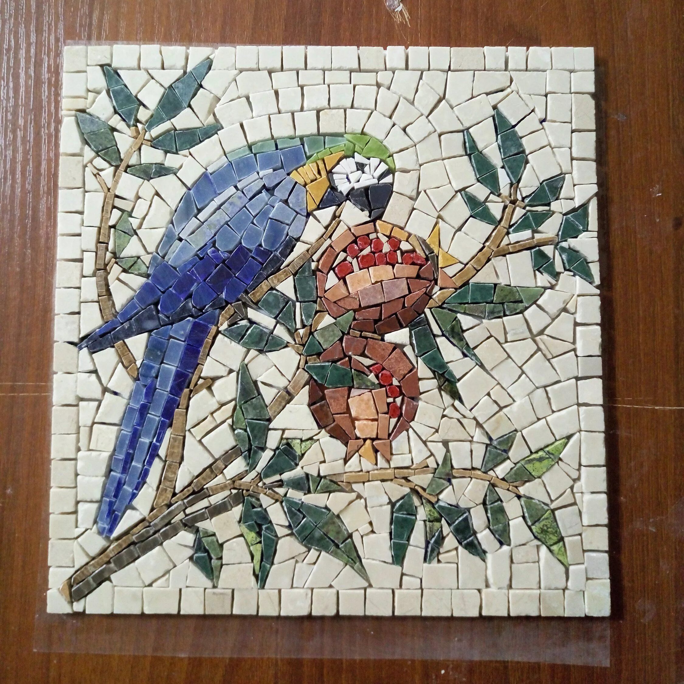 Римская мозаика попугай. Мастер-класс Римская мозаика Roman Mosaic. Мозаика "птицы". Птицы из мозаики.