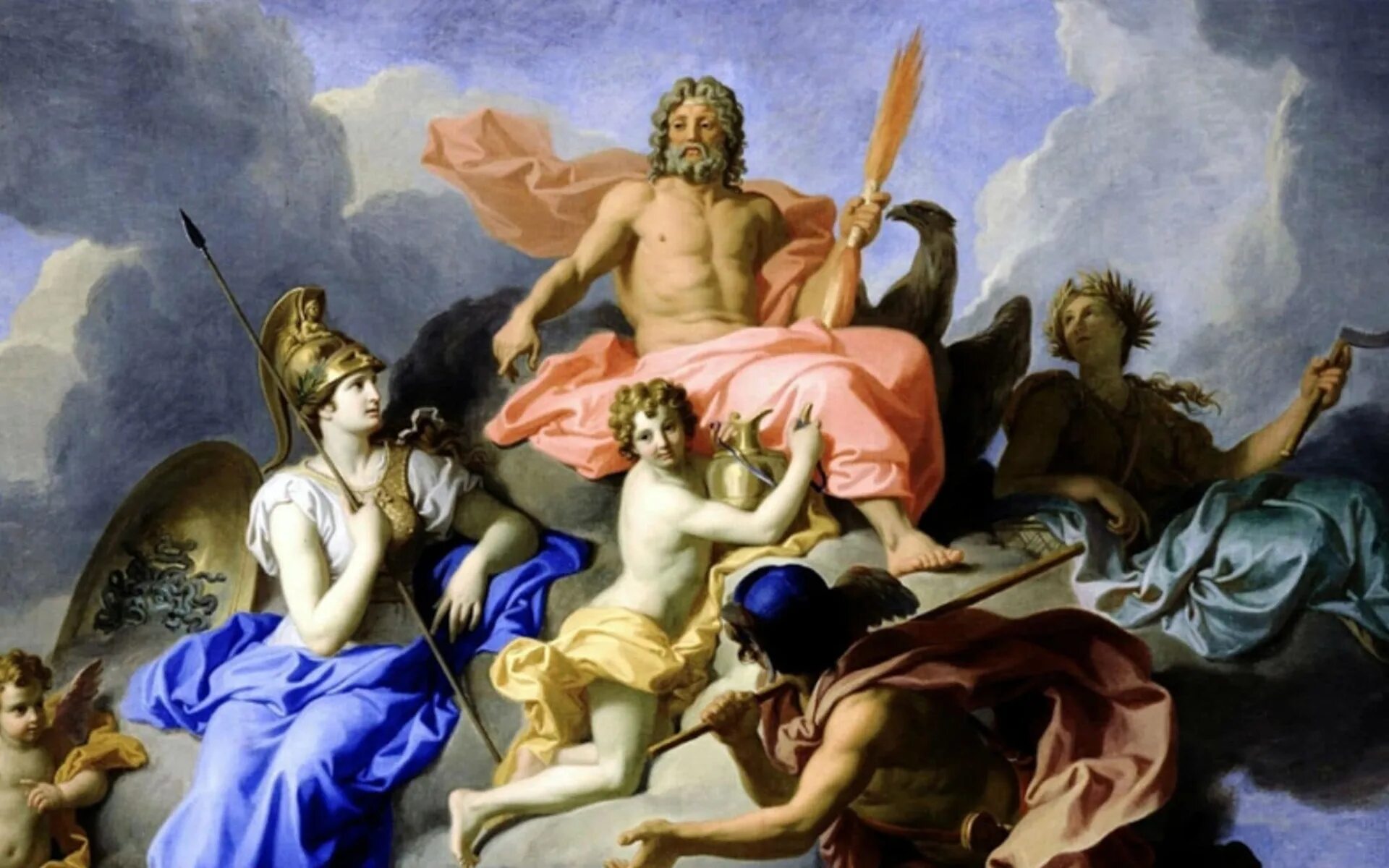 Джованни Ланфранко – боги Олимпа. Зевс древняя Греция. Зевс Бог древней Греции. Аполлон посейдон