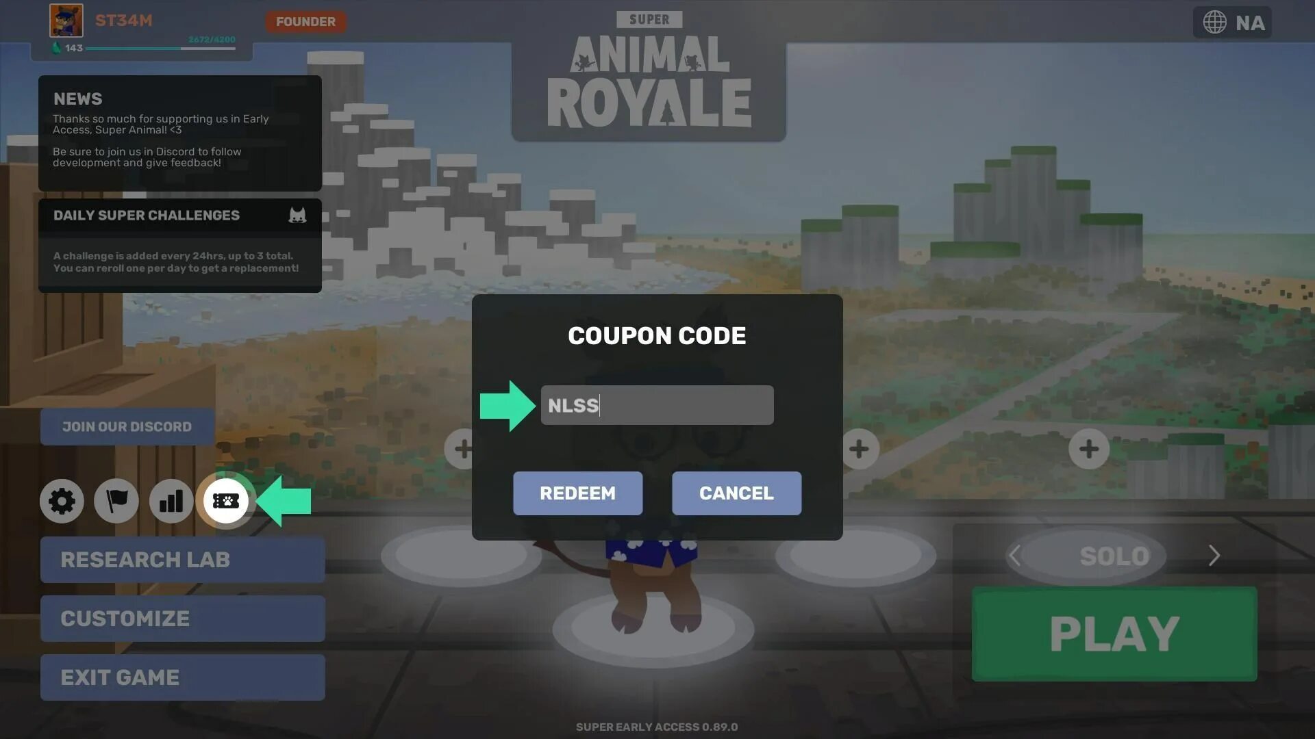 Чит на супер сус. Super animal Royale коды. Super animal Royale купоны. Купоны на супер Энимал рояль. Промокоды super animal Royale.