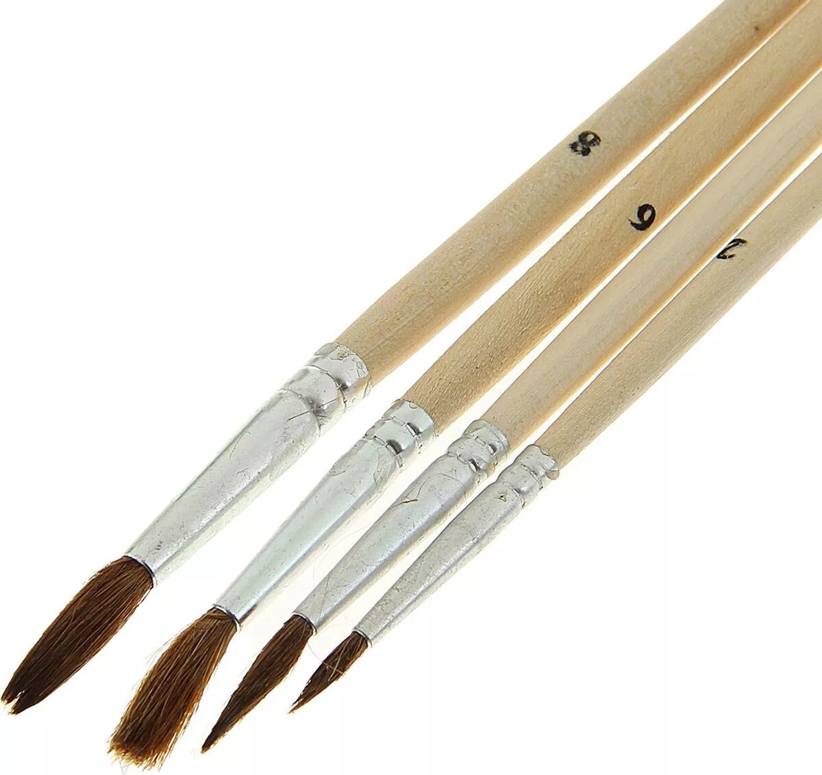 Кисть, щетина, плоская, №4. Кисти школа. Кисти школа. Кисти и краски. Кисточки для рисования акриловыми красками.