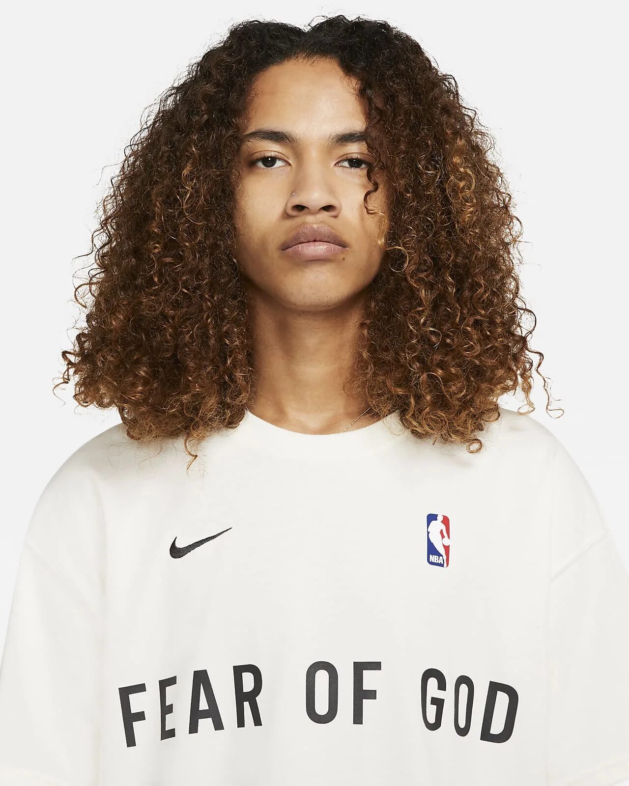 Nike Fear of God футболка. Футболка Nike Fear of God NBA. Майка Nike Fear of God. Nike x Fear of God футболка.